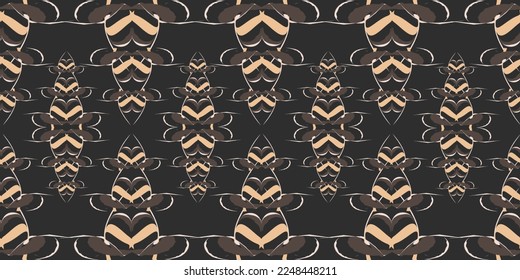 Modern Hand drawn abstract pattern. Creative collage seamless pattern. Fashionable template for design. expensive design 2023.