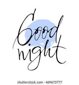Modern hand drawn calligraphy. Typography poster design. Lettering for print and posters.