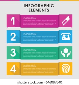 Modern hand infographic template. infographic design with hand icons includes atm money withdraw. can be used for presentation, diagram, annual report, web design.