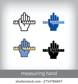 Modernes Handskala-Symboldesign. Kreatives Unternehmensdesign.