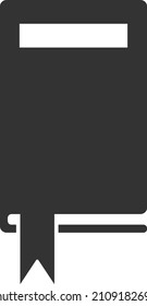 Modern handbook icon vector, handbook symbol vector 
