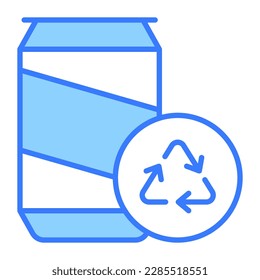 Modern handcrafted vector of recycling, ecological concept icon in premium style