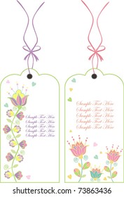 modern hand-drawn floral invitations set