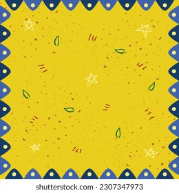 modern and hand-drawn geometric shapes, lines, waves, leaves, and patterns. with texture and color design in various styles