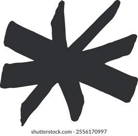 Modern HandDrawn Scribble Shapes lllustration