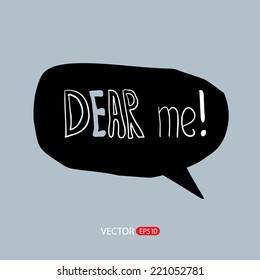 Modern hand-drawn style speech bubbles for labels and stickers