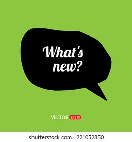 Modern hand-drawn style speech bubbles for labels and stickers