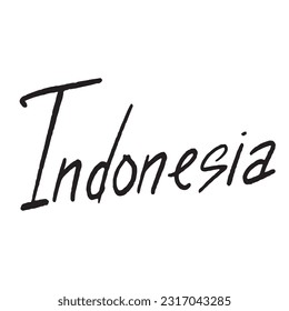 Modern Handwritten Indonesia ,good for graphic design resources, posters, pamflets, stickers, prints, books title, and more.