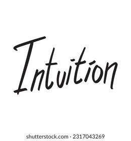 Modern Handwritten Intuition ,good for graphic design resources, posters, pamflets, stickers, prints, books title, and more.
