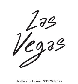 Modern Handwritten Las Vegas ,good for graphic design resources, posters, pamflets, stickers, prints, books title, and more.