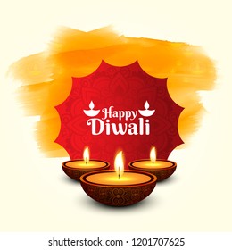 Modern Happy Diwali Abstract vector download