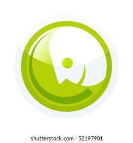 modern happy face sign