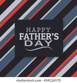 modern happy fathers day lettering