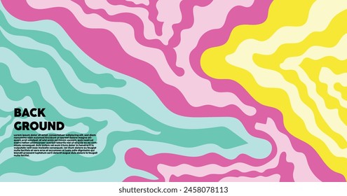 Modern and harmonious geometric and abstract background