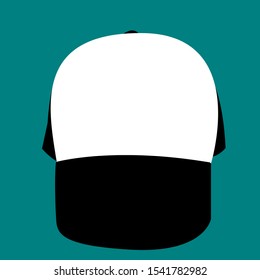 Modern hat design with a blank background