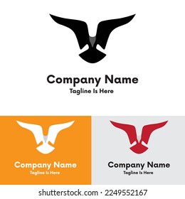 Diseño del logotipo vectorial de avalancha moderno
