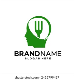 Diseño de logotipo de cabeza moderna ilustración de Plantilla de Vector