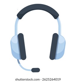 Modern headset with microphone ensuring clear communication for customer service, technical support, or online gaming