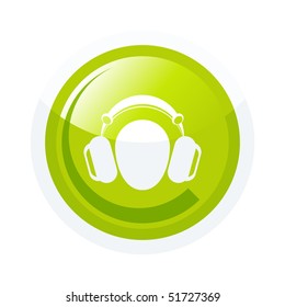 modern headset sign