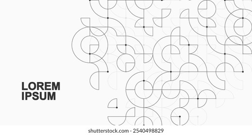 Modern health care abstract background with shapes circle . Medical innovation banner template concept. Vector illustration.