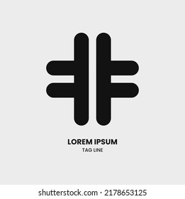 Modern Health Care Company Logomark Symbol Design Vector EPS10. Abstract Logo Positive Icon Plus
