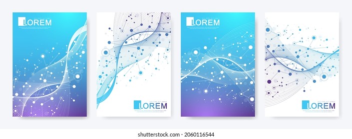 Modern Health care cover template design for a report and medical brochure design, flyer, leaflets for printing presentation Covid 19, coronavirus. Pandemic or epidemic concept. Vector illustration