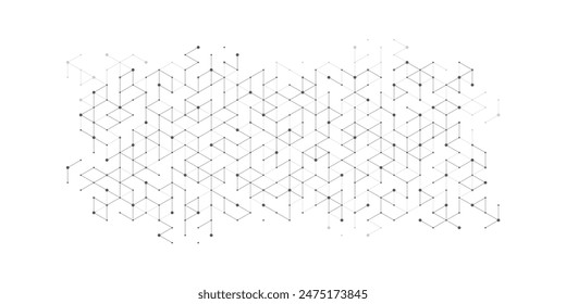 Modern health care or medical background design. Health care innovation concept. Horizontal header web banner. Abstract geometric background with hexagon shapes for medicine, science, chemistry.