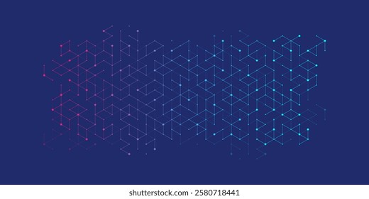 Modern health care or medical background design. Health care innovation concept. Horizontal header web banner. Abstract geometric background with hexagon shapes for medicine, science, chemistry