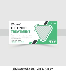 Modern Health Care Medical Facebook Cover Design Template