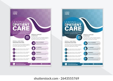 Modern Healthcare Flyer Design Template
