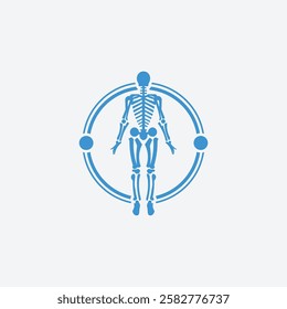 Modern Healthy Bone Medical Logo Design