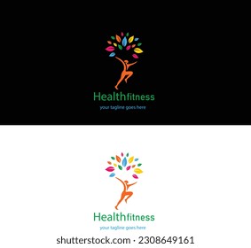 modern healthy fitness logo design 5.eps