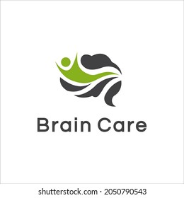 Modern Healty Hirn Logo, Vektorgrafik für Ihr Unternehmen oder Ihr Unternehmen