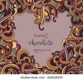 Modern Heart frame. Vector backdrop. Bright pattern.Use for wallpaper,pattern fills, web page background 