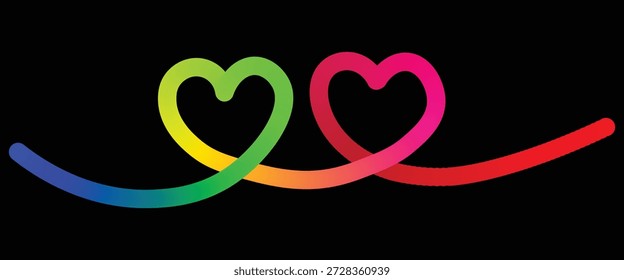 Ícone de coração moderno com fundo de gradiente suave, representando amor, cuidado, romance e emoção em um estilo limpo e contemporâneo.