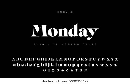 Modern Heavy Bold Font. Regular and Italic Typography urban style alphabet bold heavy fonts for fashion, sport, technology, digital, movie, logo design, vector illustration