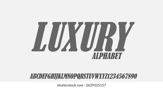 Fonte em negrito grosso moderna. Regular e Italic Typography estilo urbano alfabeto negrito fontes pesadas para moda, esporte, tecnologia, digital, filme, design de logotipo, ilustração vetorial