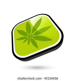 signo moderno de cáñamo