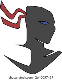 Modern Hero Silhouette ( Vector art)