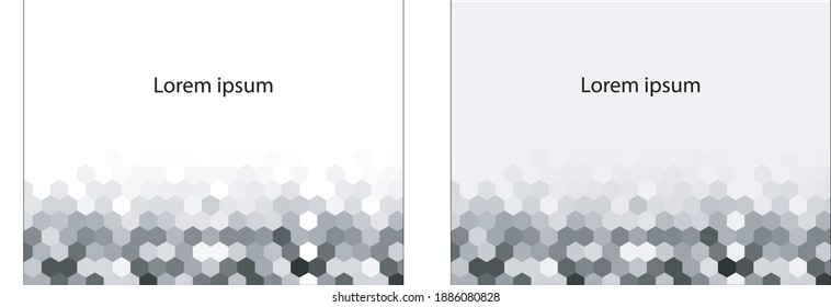 Modern hexagon background. Abstract geometric background design vector template.