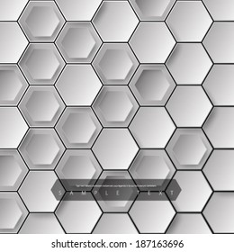 Modern Hexagon Design Background