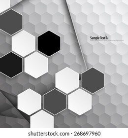 Modern Hexagon Design Background