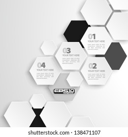 Modern Hexagon Design - eps10