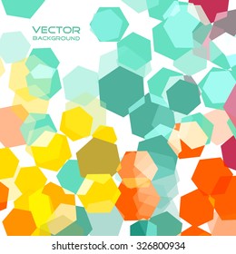 Modern Hexagon Design. Geometrical abstract vector template.
