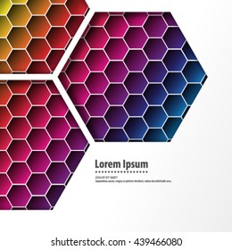 Modern Hexagon Design/Layout Background