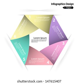 modern hexagon infographics options banner,vector illustration. can be used for work flow layout, diagram, number options, web design.
