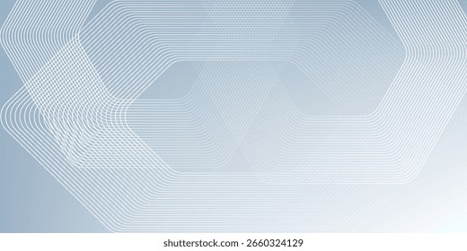 Fundo cinza de linhas hexágono moderno. Listra geométrica simples moderna