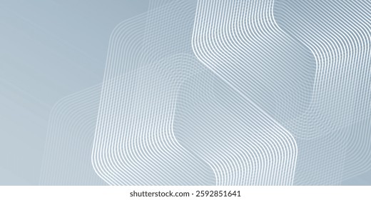 Modern hexagon lines on gray. Geometric stripe line illustration abstract modern vector