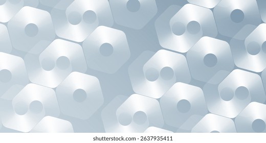 Modern hexagon lines on gray background. Geometric stripe line modern abstract art design