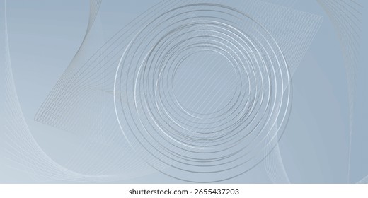 Modern hexagon lines on gray background. Geometric stripe line simple